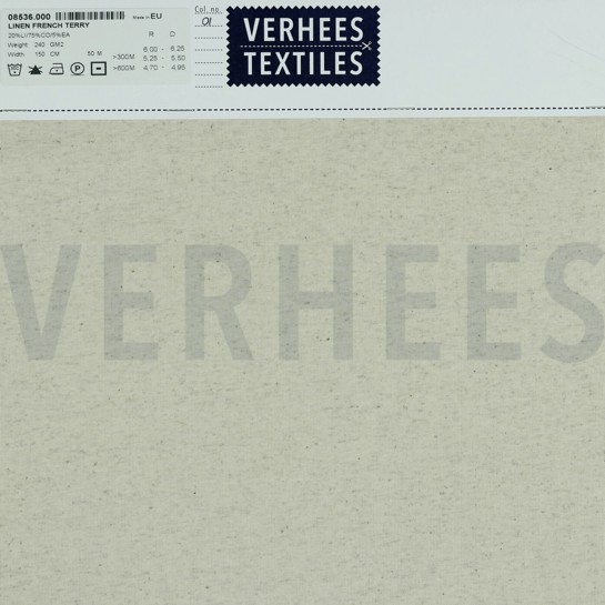 LINEN FRENCH TERRY NATURAL #7