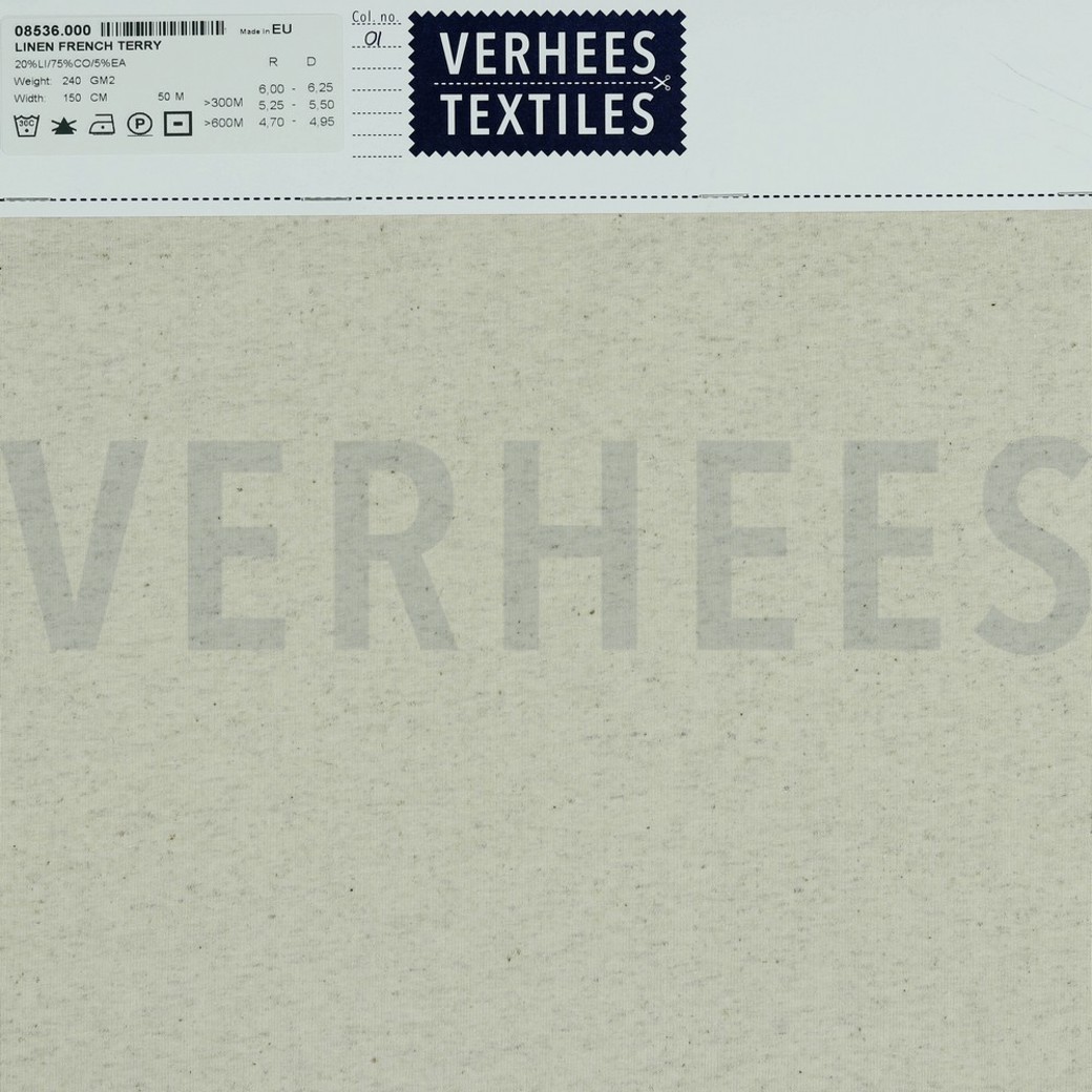 LINEN FRENCH TERRY NATURAL #5
