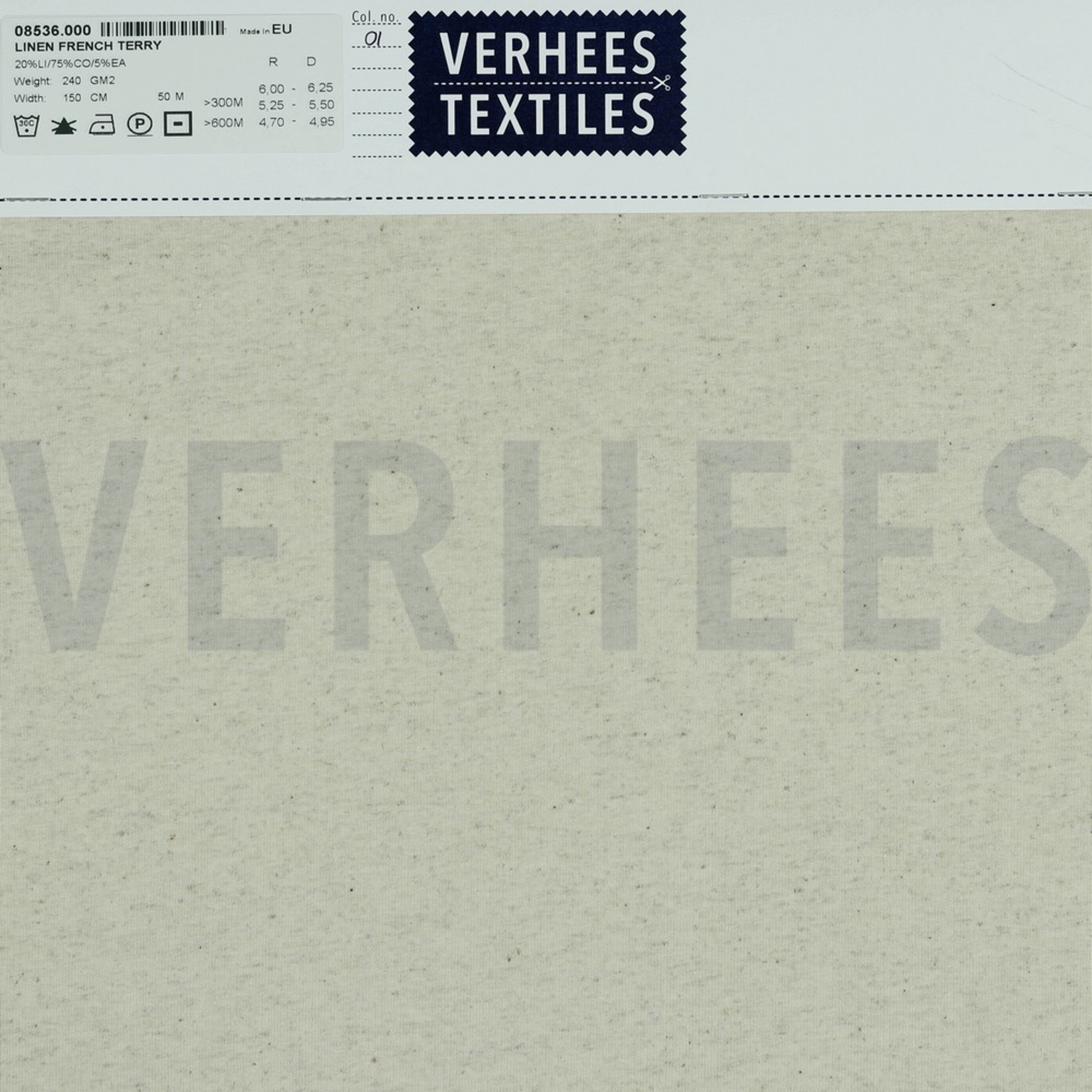 LINEN FRENCH TERRY NATURAL (high resolution) #5
