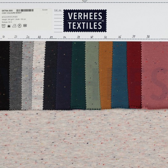 COSY COLOURS SWEAT GREY MELANGE #7