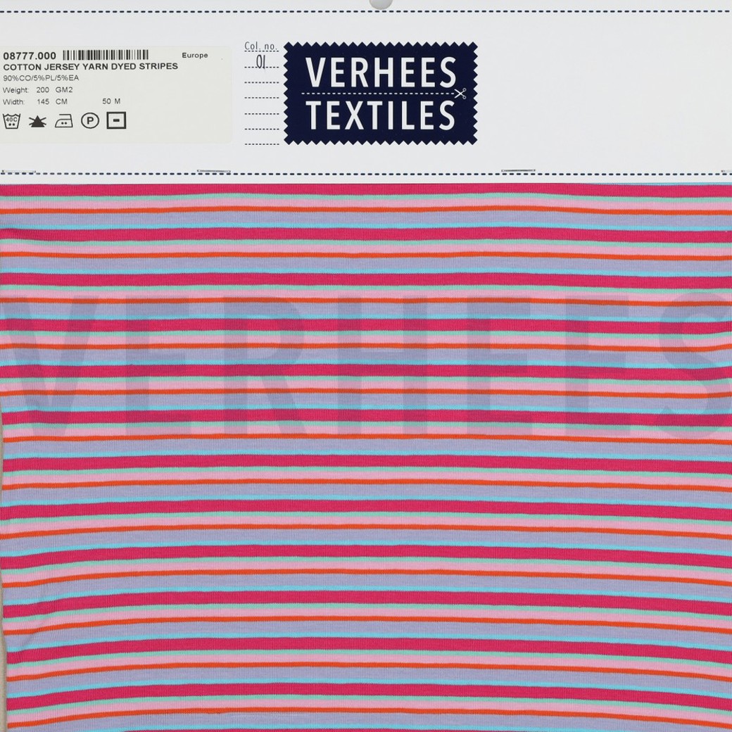 COTTON JERSEY YARN DYED STRIPES MULTICOLOUR #5
