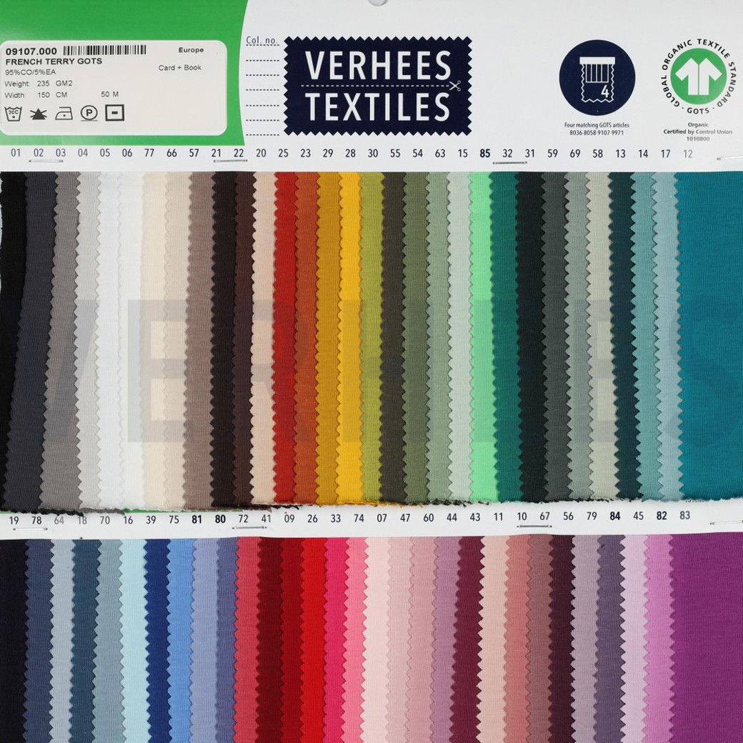 FRENCH TERRY GOTS DARK FOREST GREEN #5