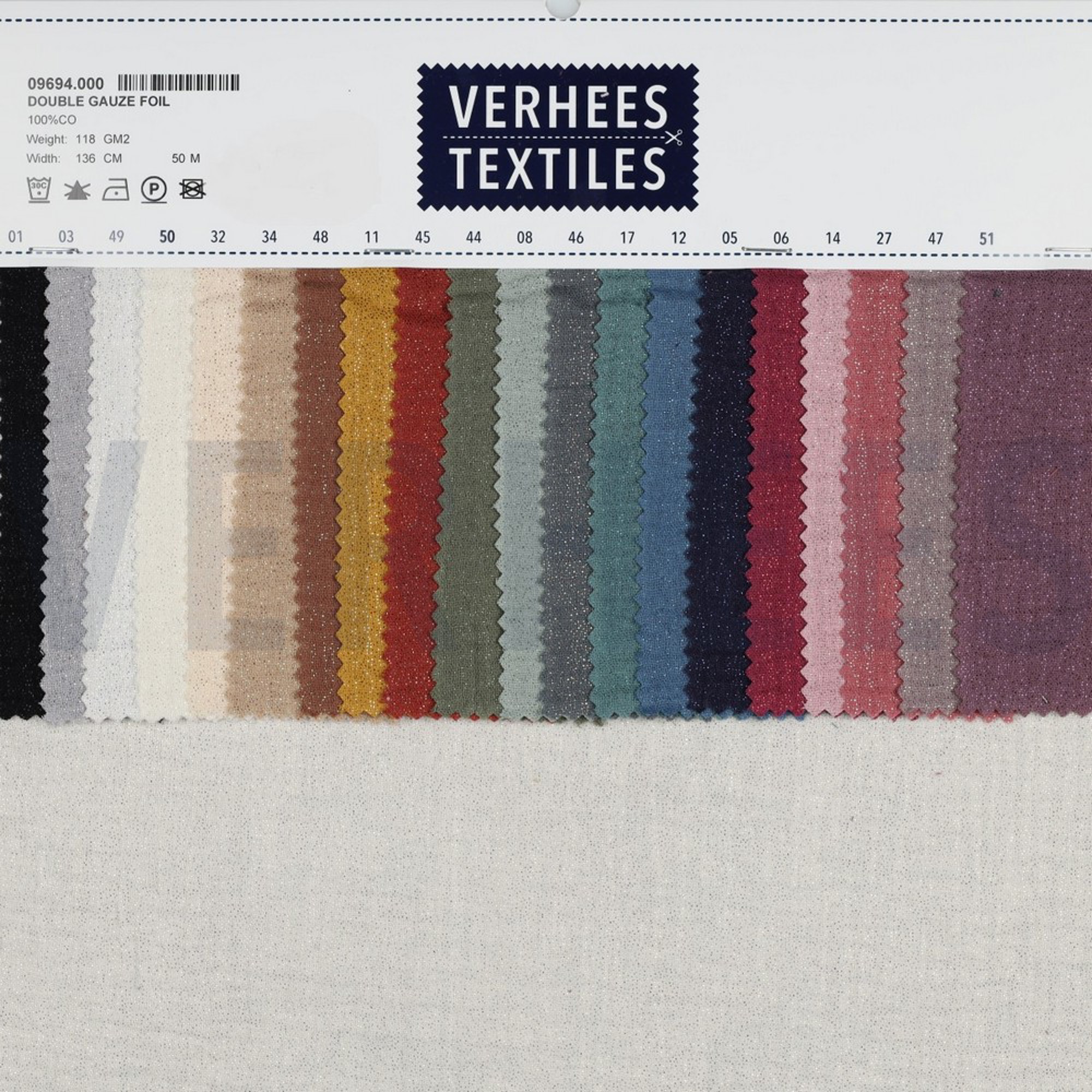 DOUBLE GAUZE FOIL BEIGE (high resolution) #5