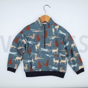 SOFT SWEAT GOTS LEOPARD TAUPE (thumbnail) #5