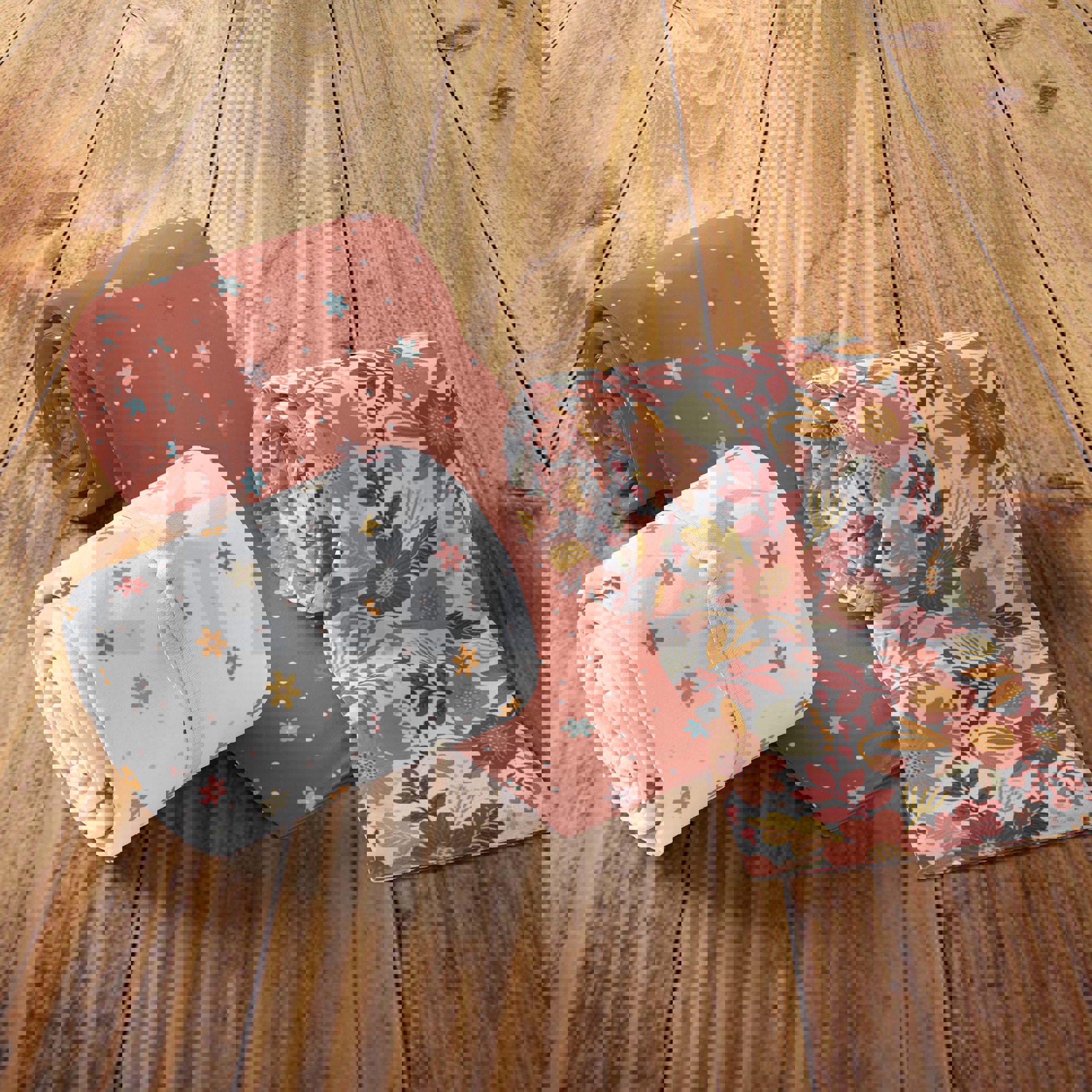 JERSEY GOTS FLOWERS BRIQUE (high resolution) #5