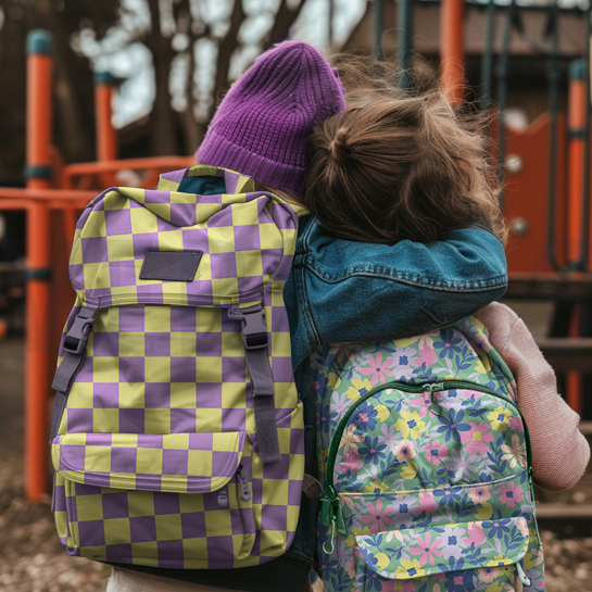 COTON ENDUIT CARREAUX VERT / ROSE #7