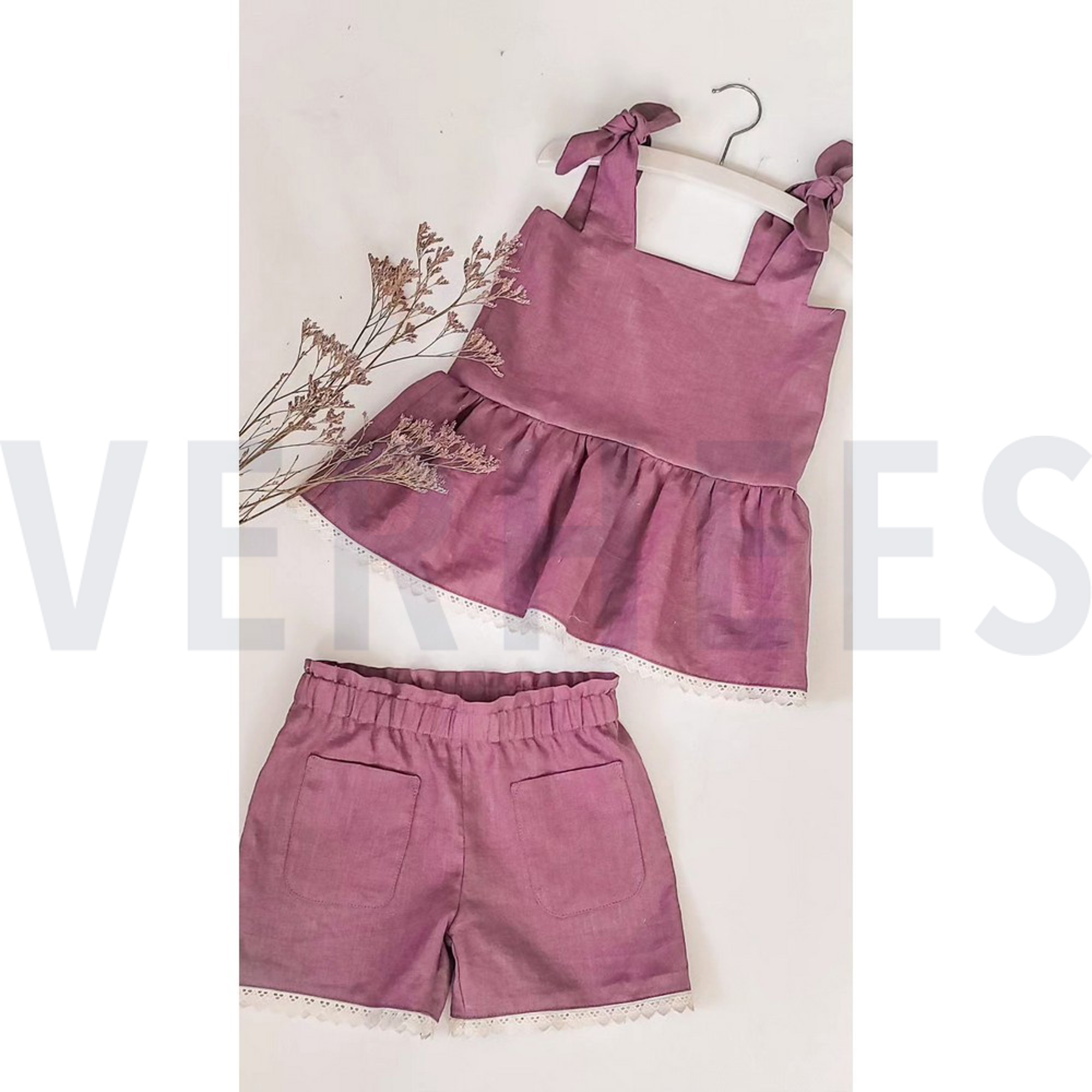 LINEN WASHED 170 gm2 BORDEAUX (high resolution) #6