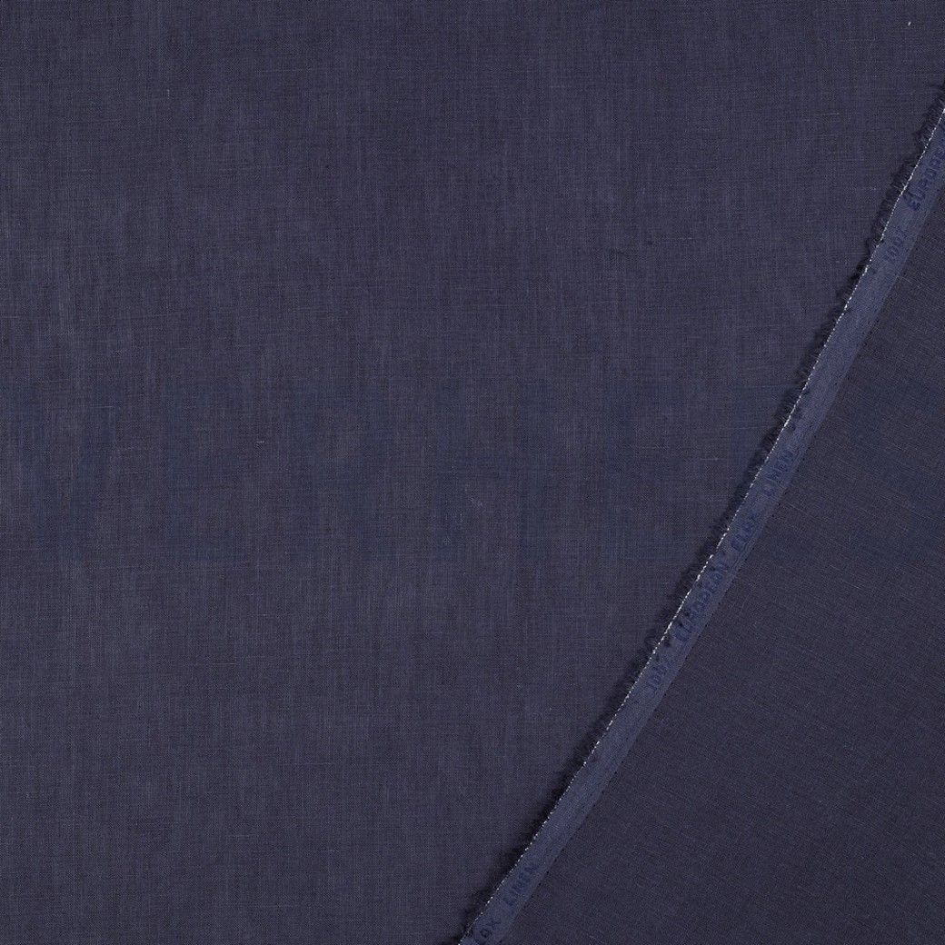 EUROPEAN FLAX LINEN 125 GM2 NAVY #6