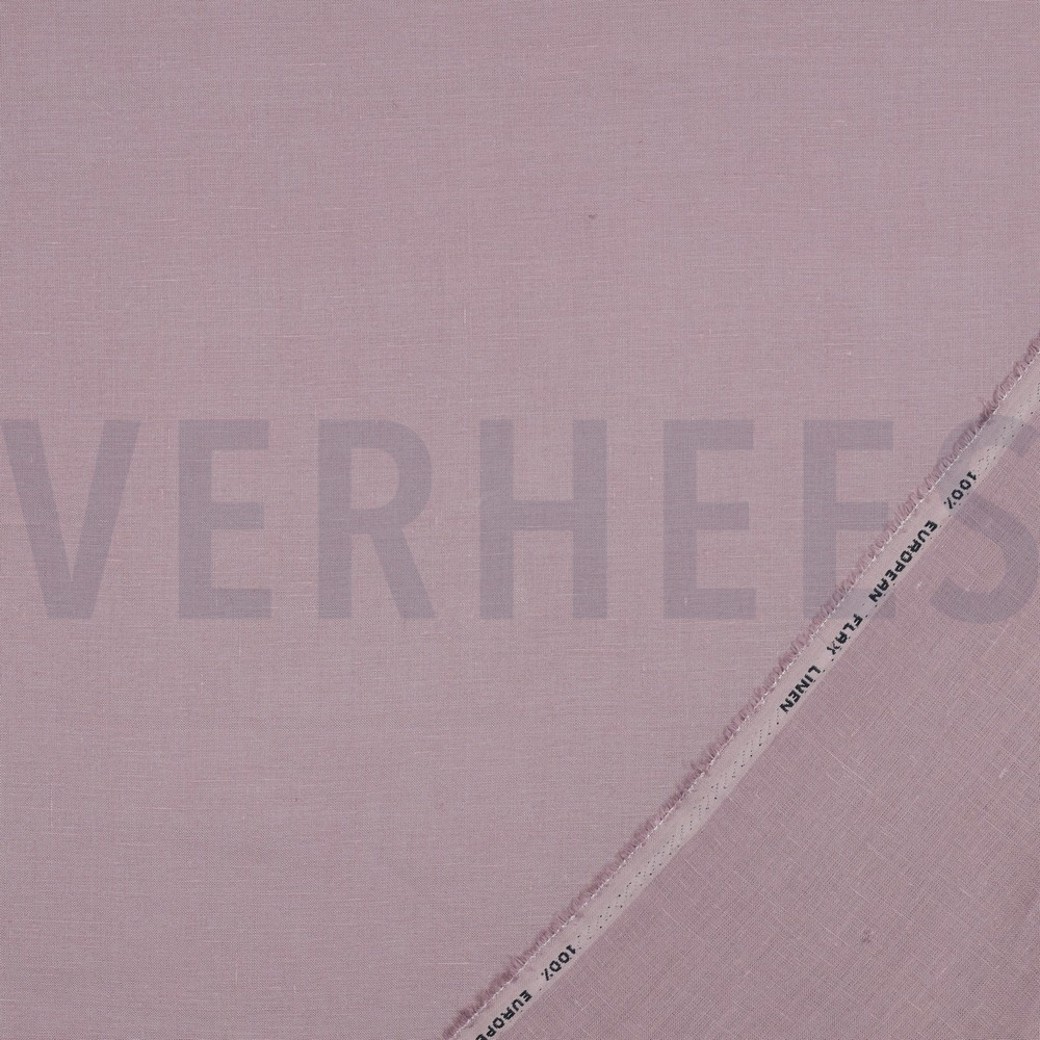 EUROPEAN FLAX LINEN 125 GM2 MAUVE #6