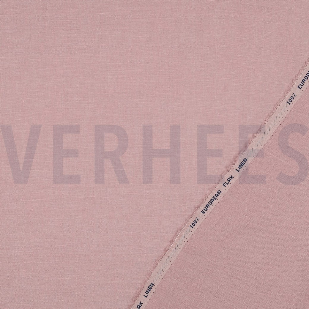 EUROPEAN FLAX LINEN 125 GM2 VINTAGE ROSE #6