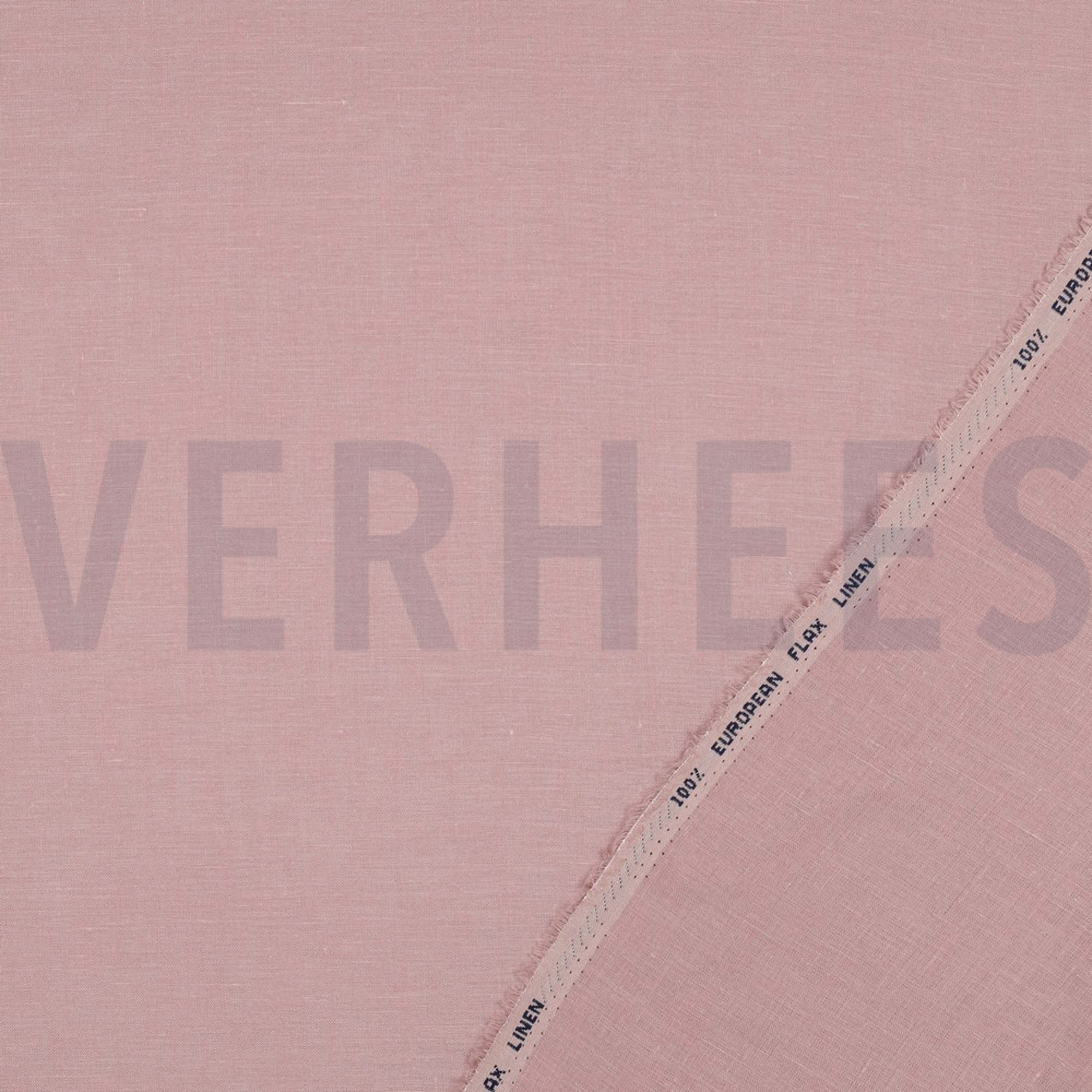 EUROPEAN FLAX LINEN 125 GM2 VINTAGE ROSE (high resolution) #6