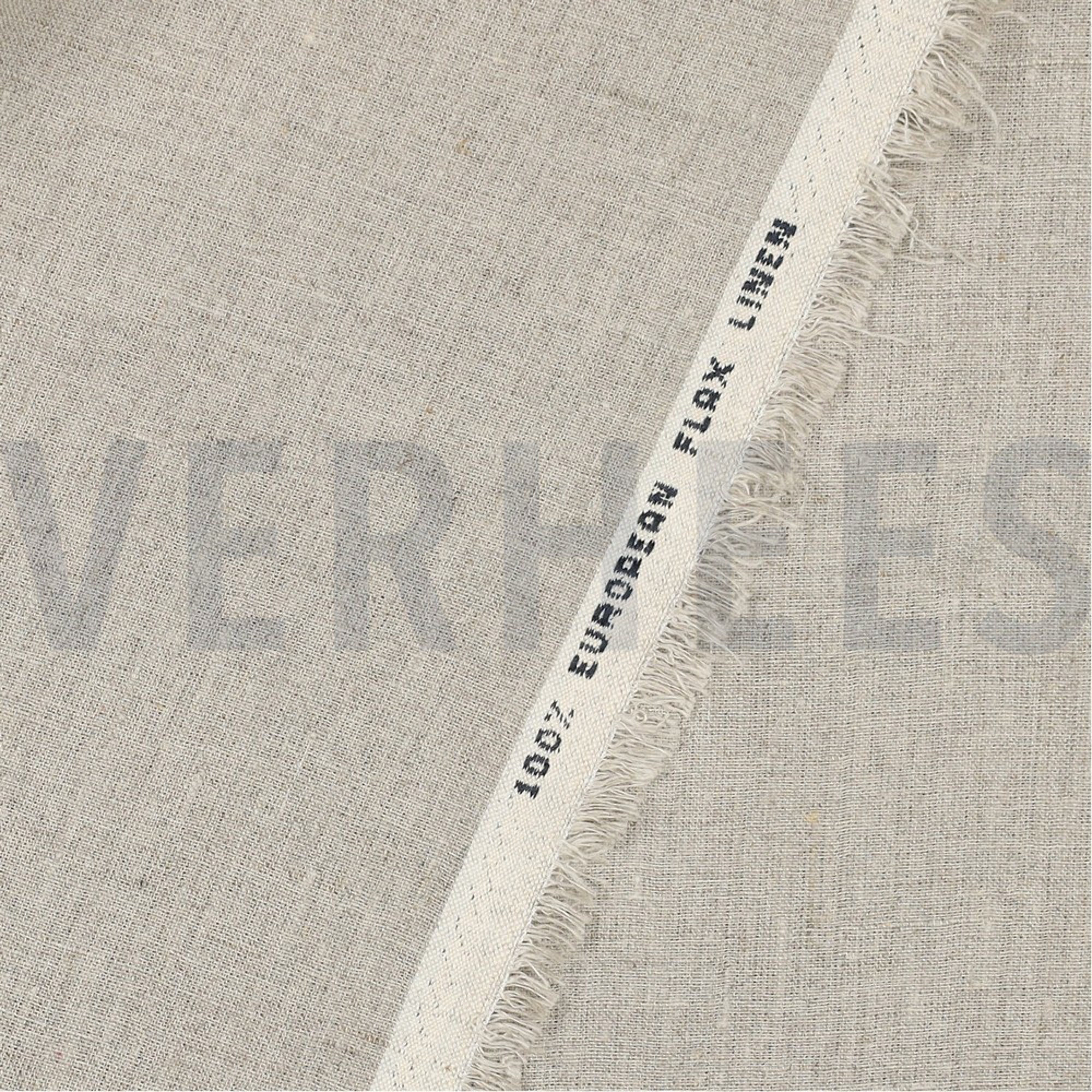 EUROPEAN FLAX LINEN 170 GM2 NATURAL / NATURAL (high resolution) #6