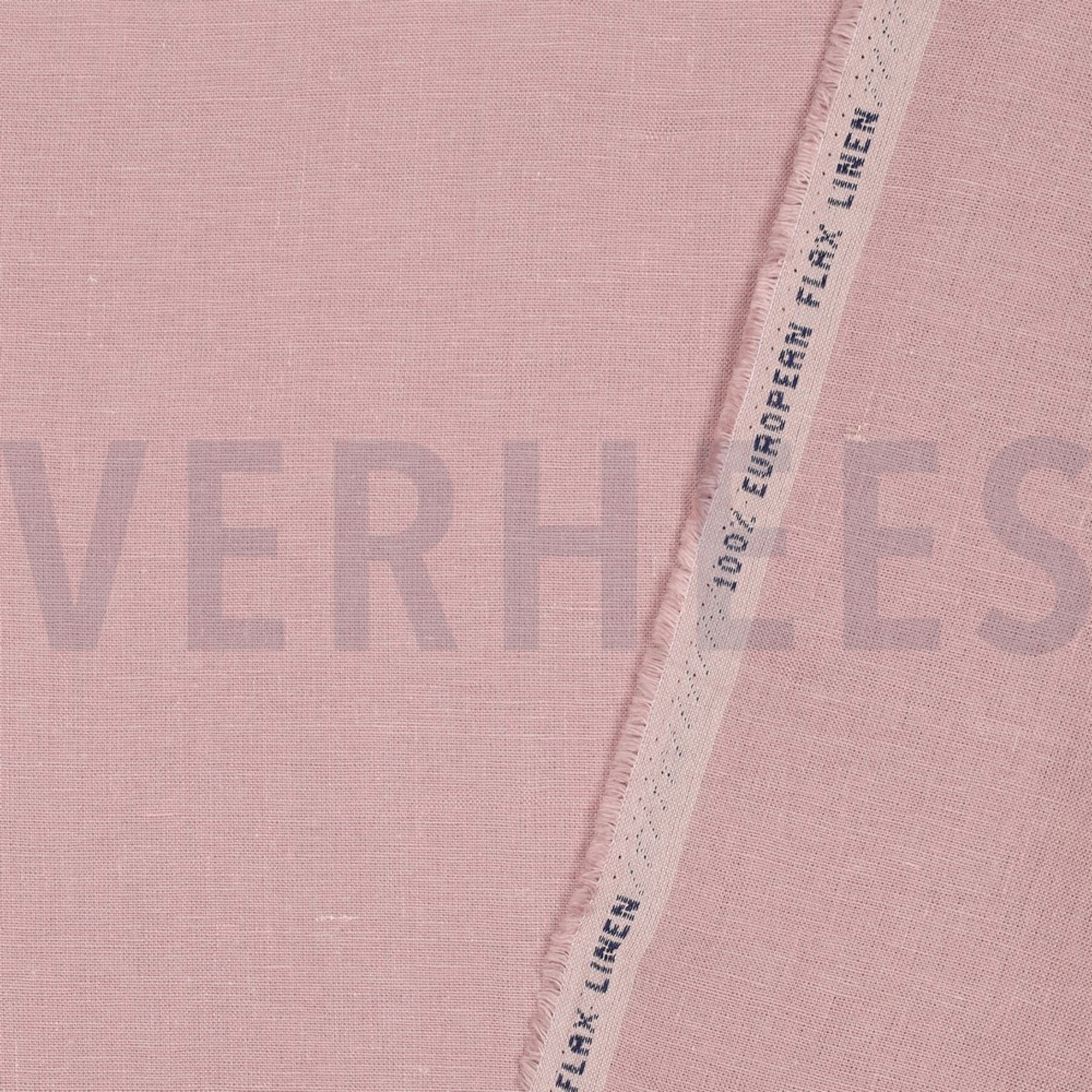 EUROPEAN FLAX LINEN 220 GM2 VINTAGE ROSE (high resolution) #6