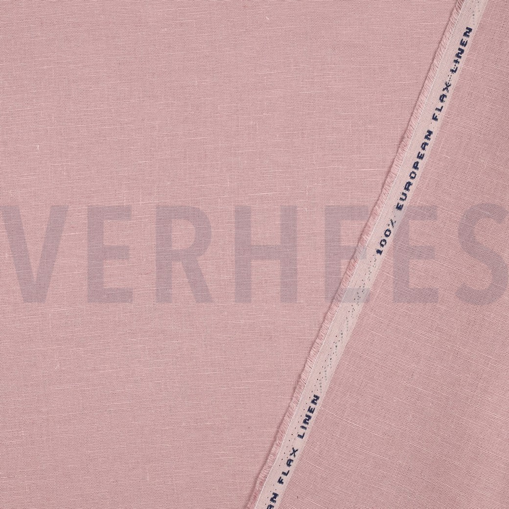 EUROPEAN FLAX LINEN 280 GM2 VINTAGE ROSE #6