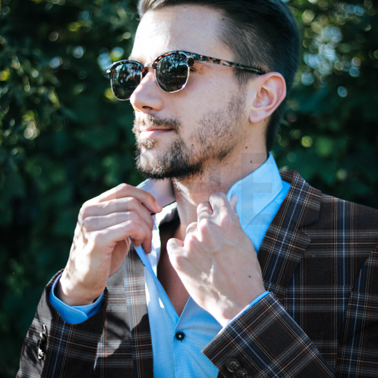 TARTAN CHECK BORDEAUXROT #7