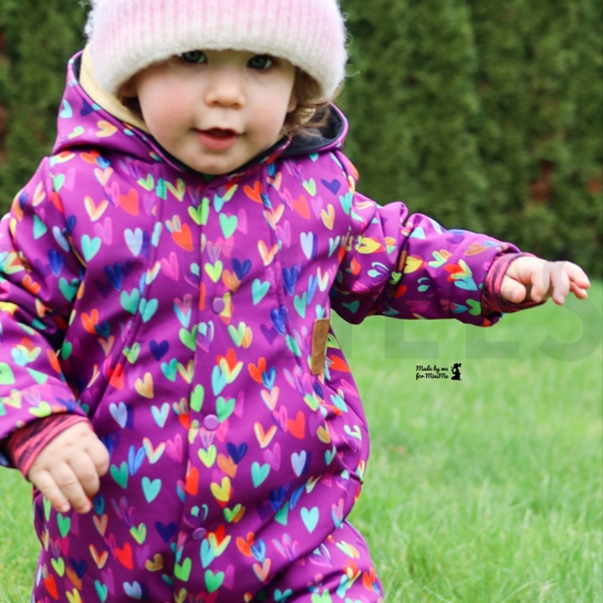 SOFTSHELL DIGITAL HEARTS PURPLE #7