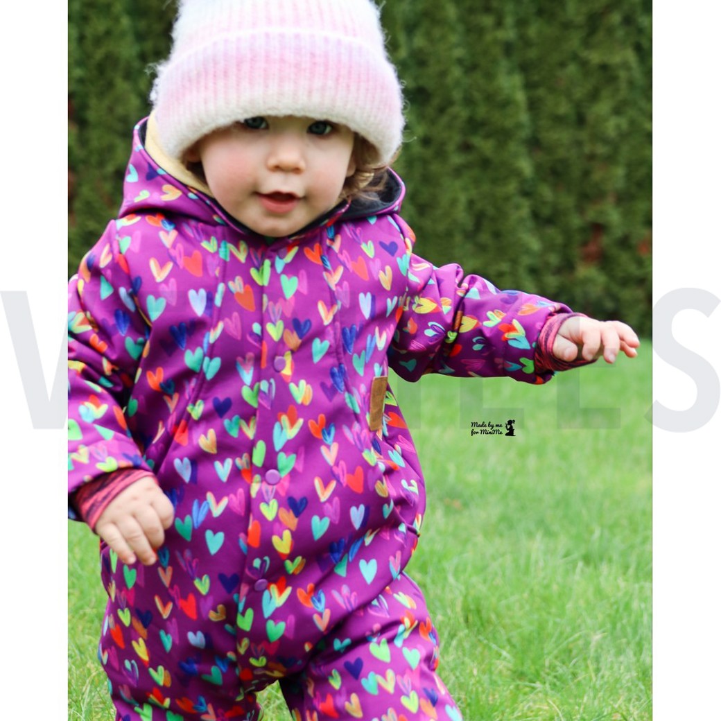 SOFTSHELL DIGITAL HEARTS PURPLE #6