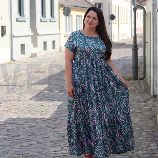 COTTON SATIN LEAVES BORDEAUX #7