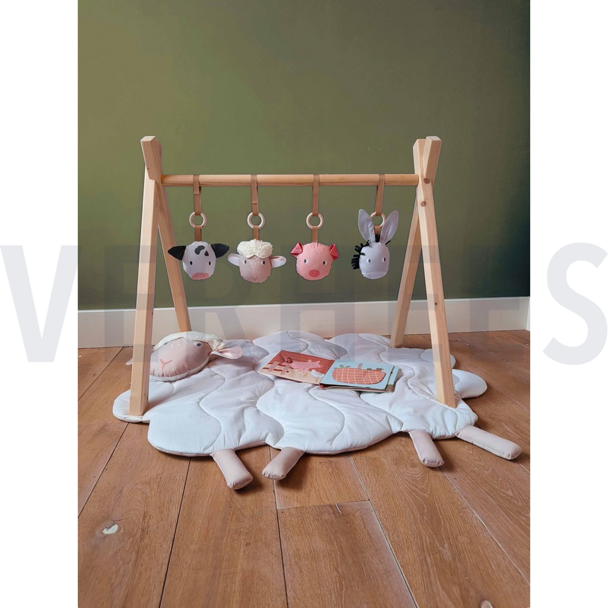 FINE POPLIN DIGITAL FARM PLAYMAT PANEL MULTICOLOUR (high resolution) #6