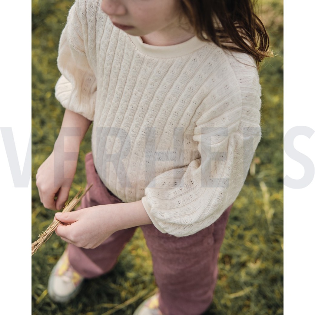 KNITTED CABLE GREY #6