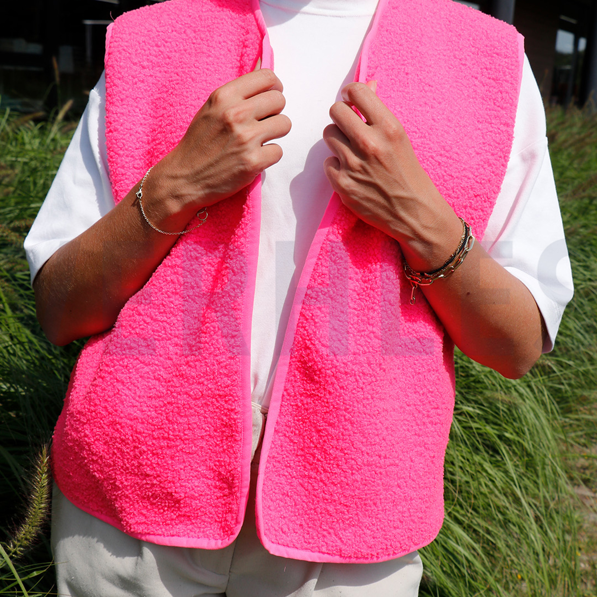 TEDDY FLEECE DOUBLE SIDED PINK (high resolution) #6