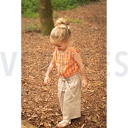 COTTON YARN DYED CHECKS ORANGE / SALMON (thumbnail) #6