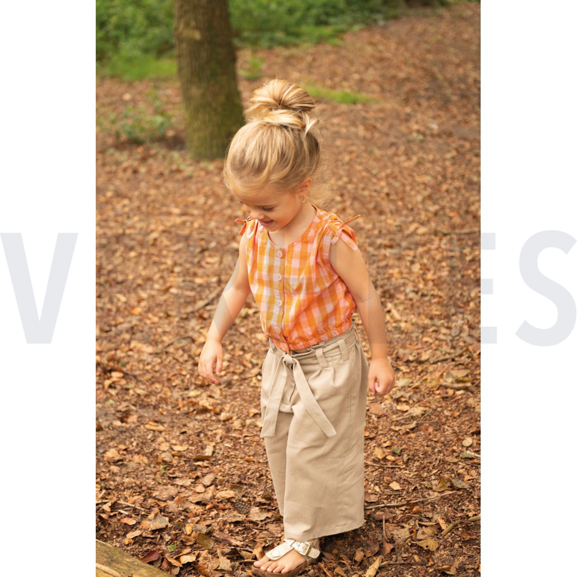 COTTON YARN DYED CHECKS ORANGE / SALMON (high resolution) #6