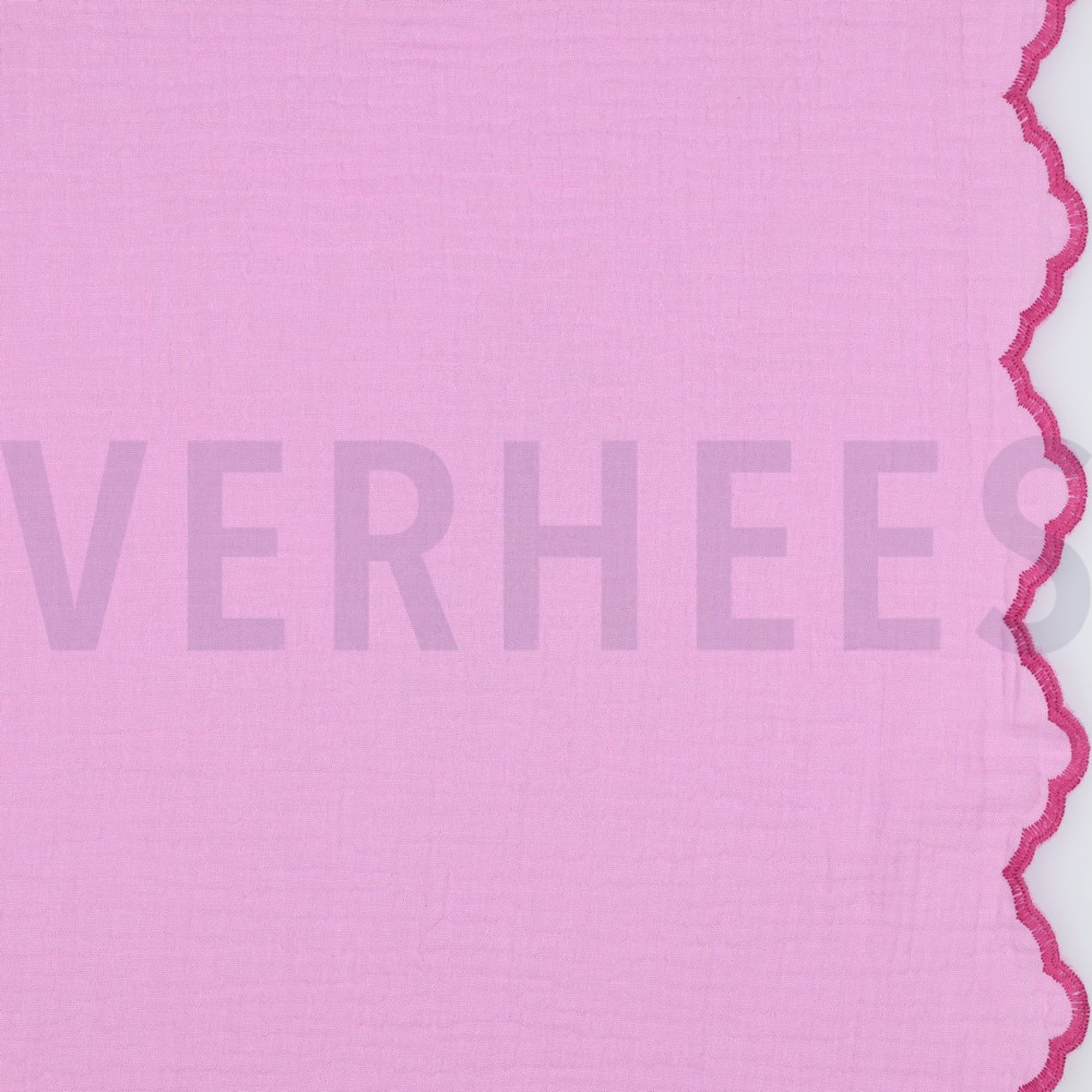 DOUBLE GAUZE 2-SIDE SCALLOP LIGHT PINK (high resolution) #6