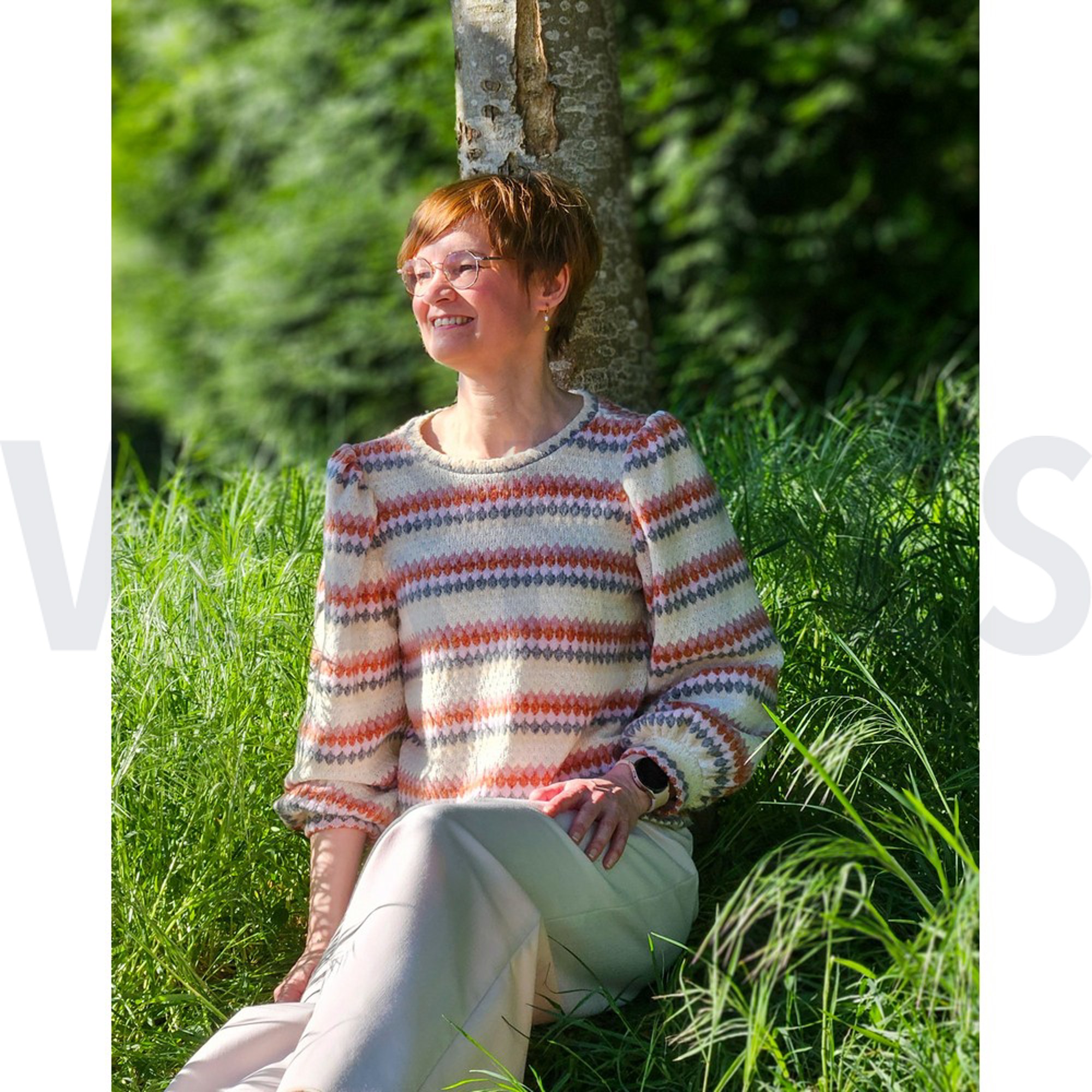 KNITTED YARN DYED STRIPES DARK ROSE (high resolution) #6