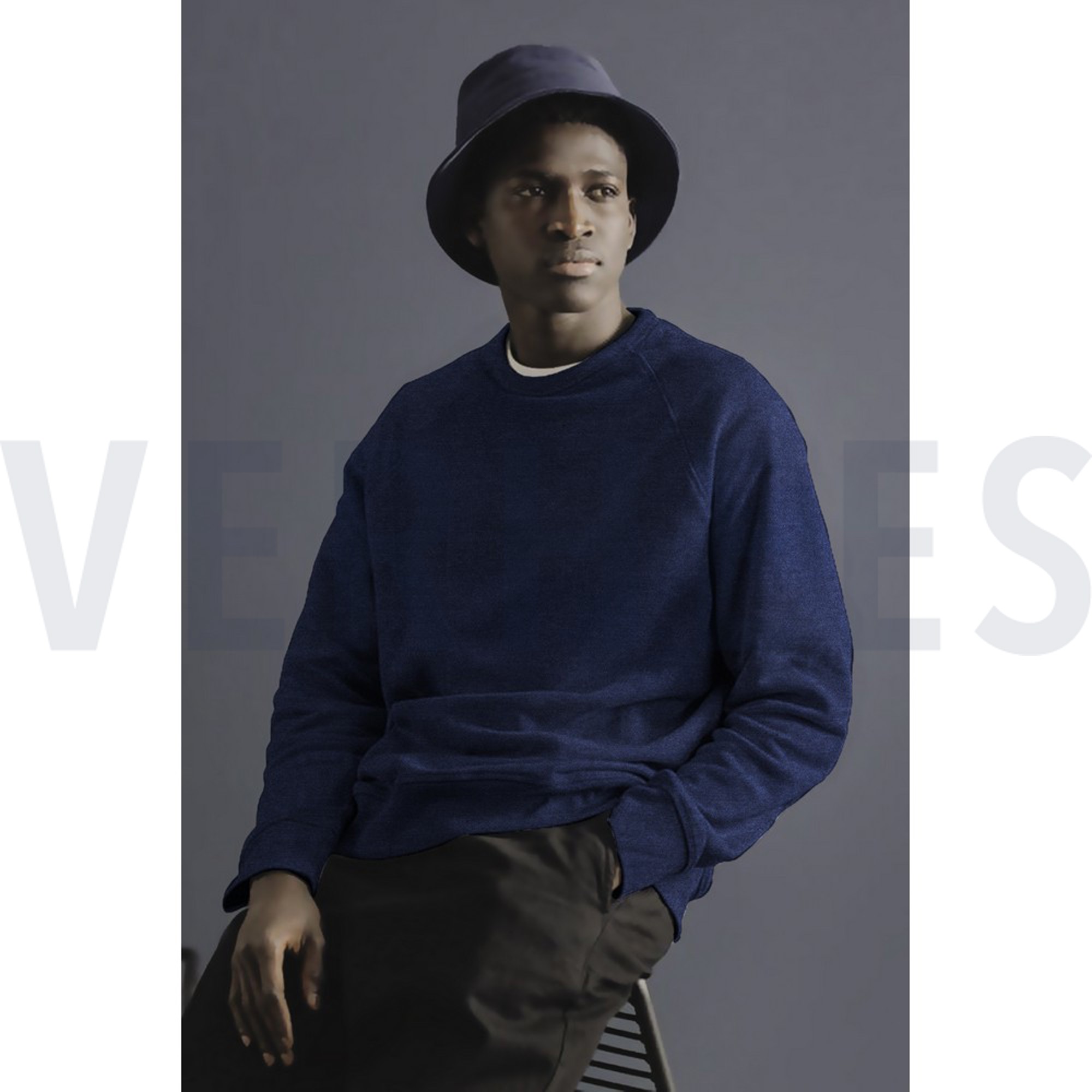 DENIM KNIT DARK BLUE (high resolution) #6