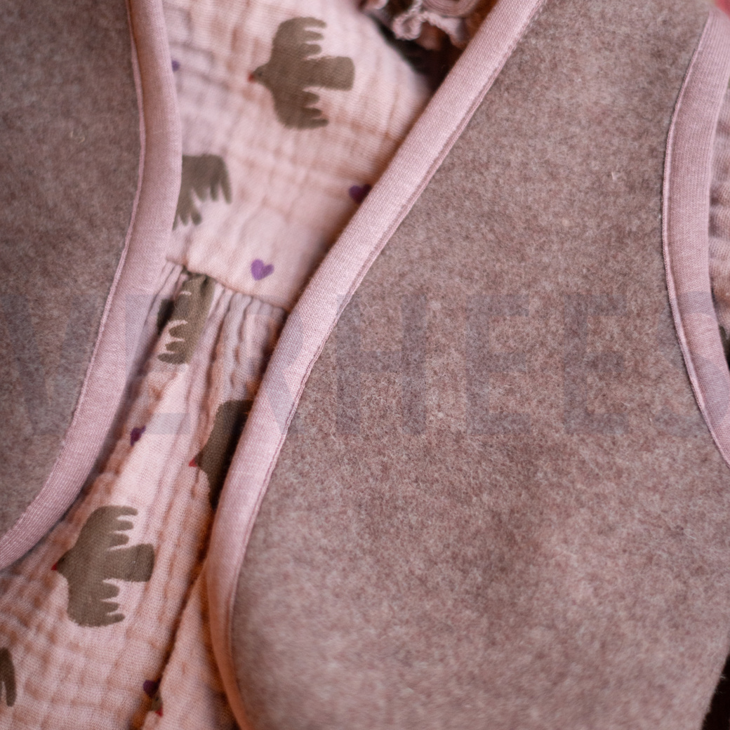 MERINO WOOL FLEECE ECRU #6