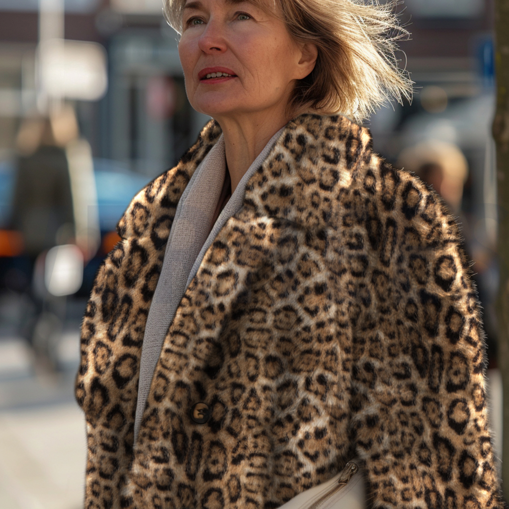FAUX FUR ANIMAL SKIN CAMEL (high resolution) #6