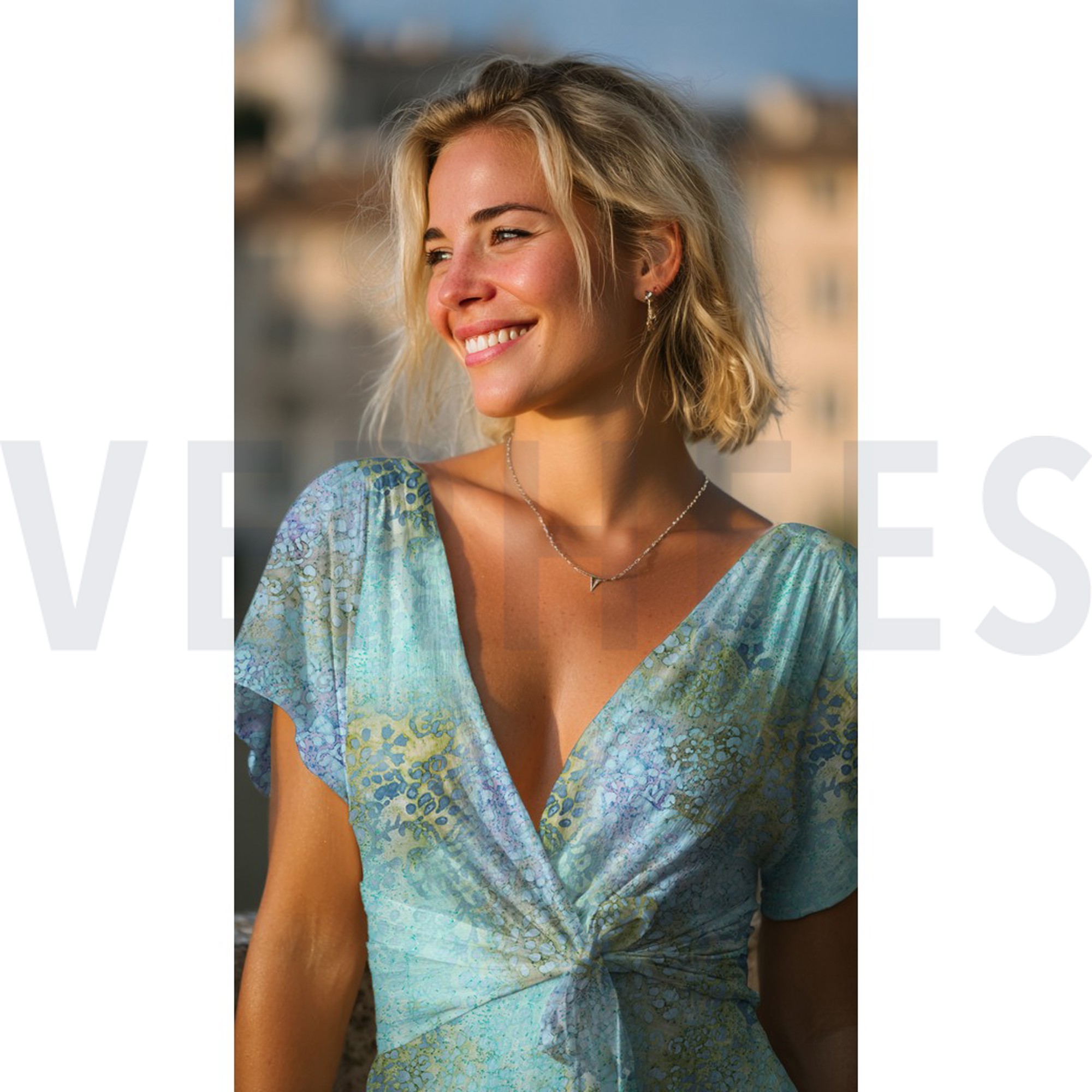 HANDCRAFTED BATIK VISCOSE TURQOISE (high resolution) #6