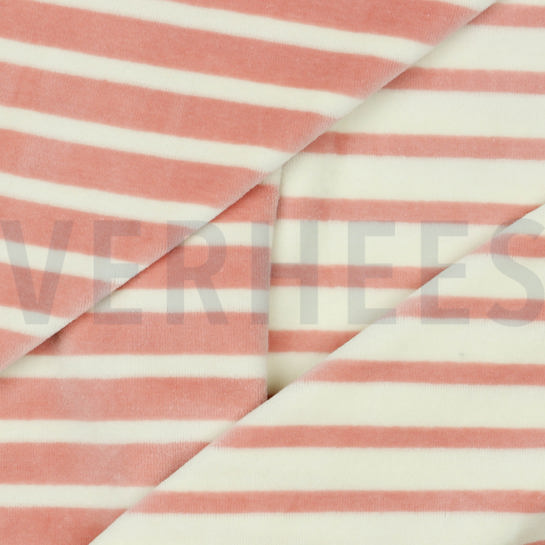 NICKY VELOURS RAYURES TEINTES FIL ROSE POUDRÉ #7