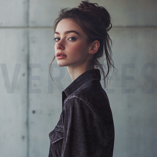 DENIM BABYCORD BLACK #7