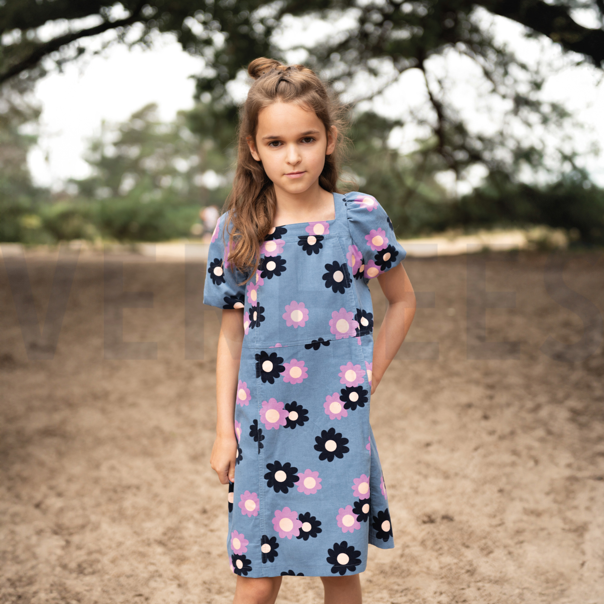BABYCORD FLOWERS JEANS (high resolution) #6