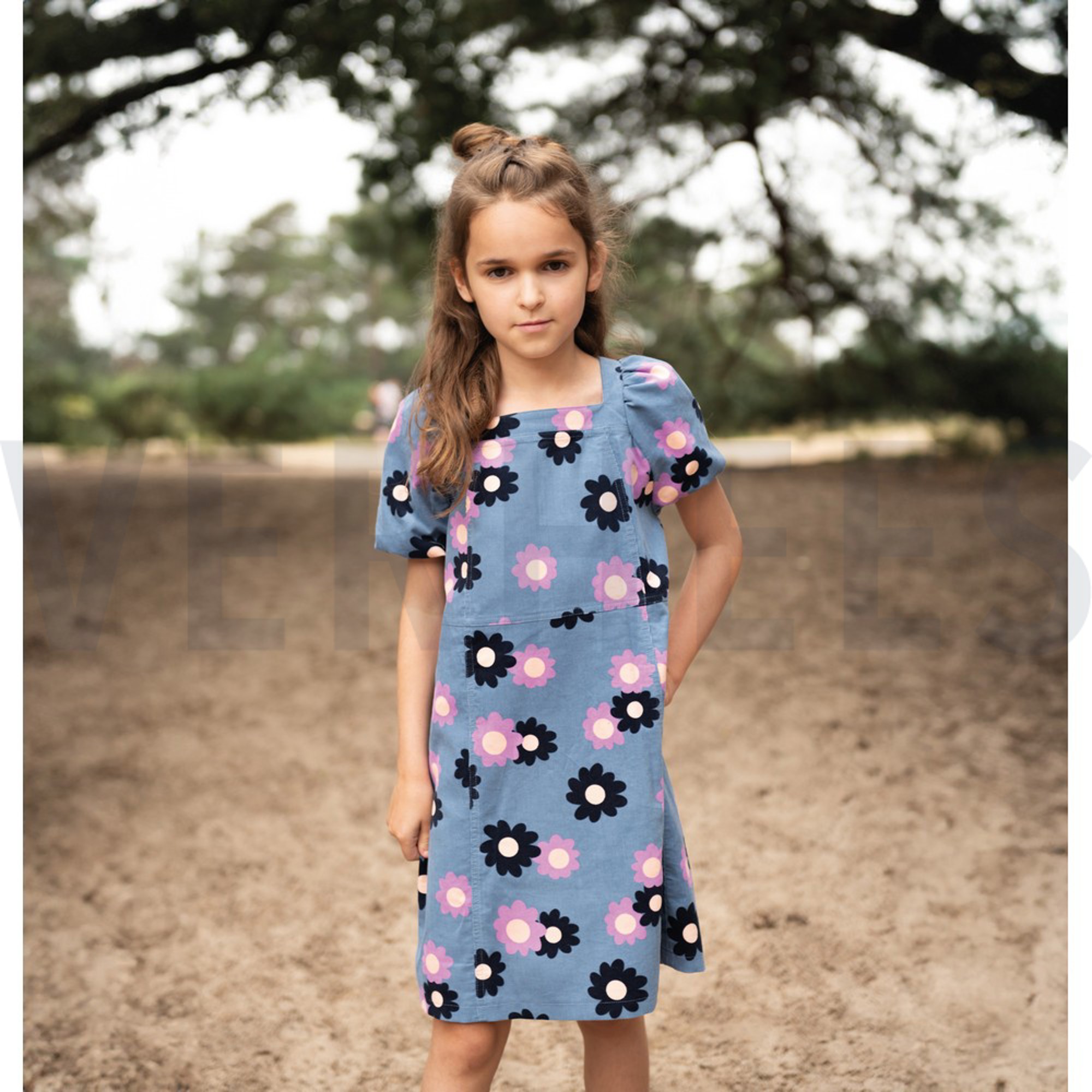 BABYCORD FLOWERS JEANS (high resolution) #6