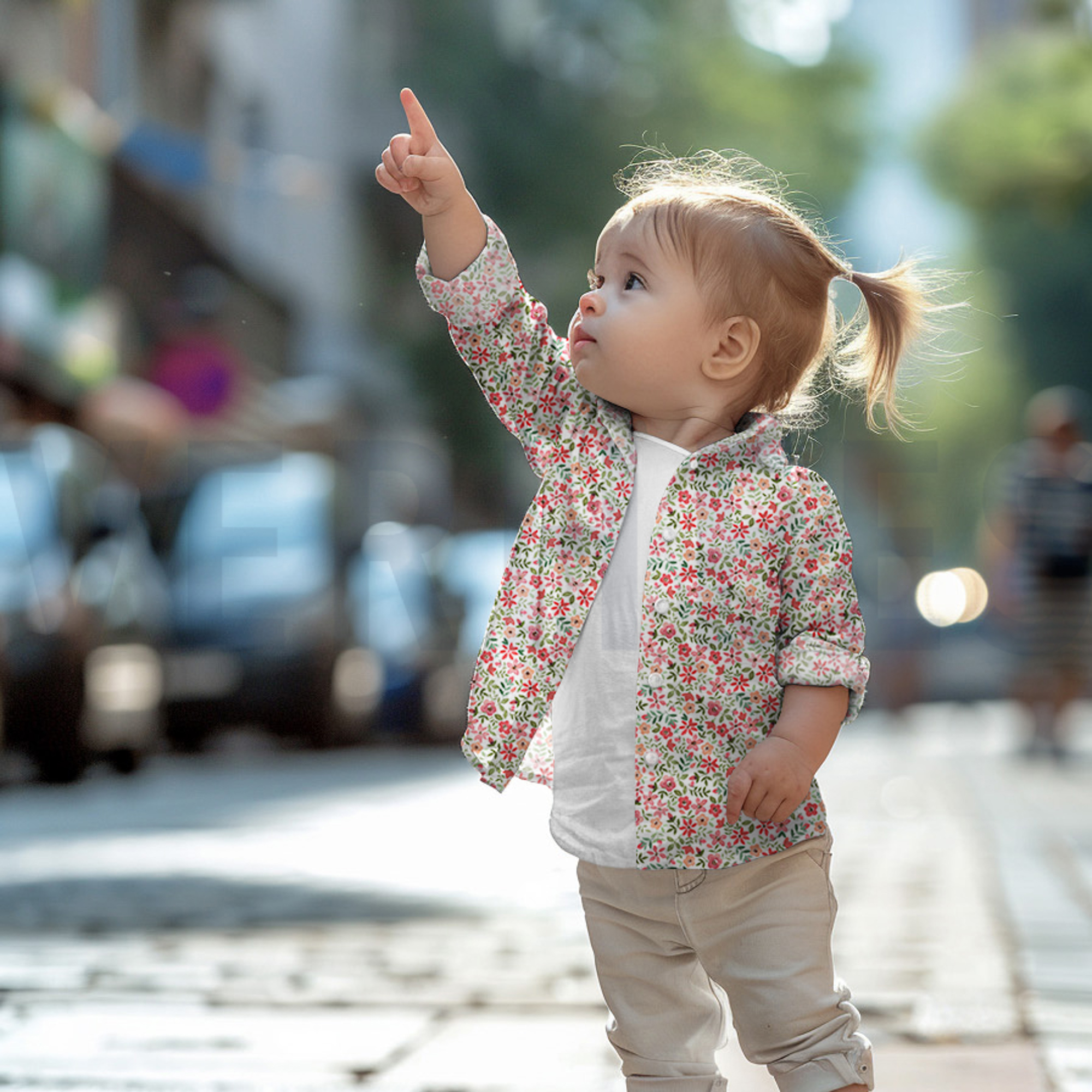 FINE POPLIN DIGITAL FLOWERS WHITE / RED (high resolution) #6