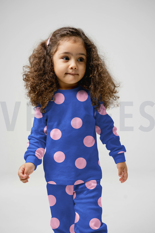 FLANNEL DOTS LAVENDER #7