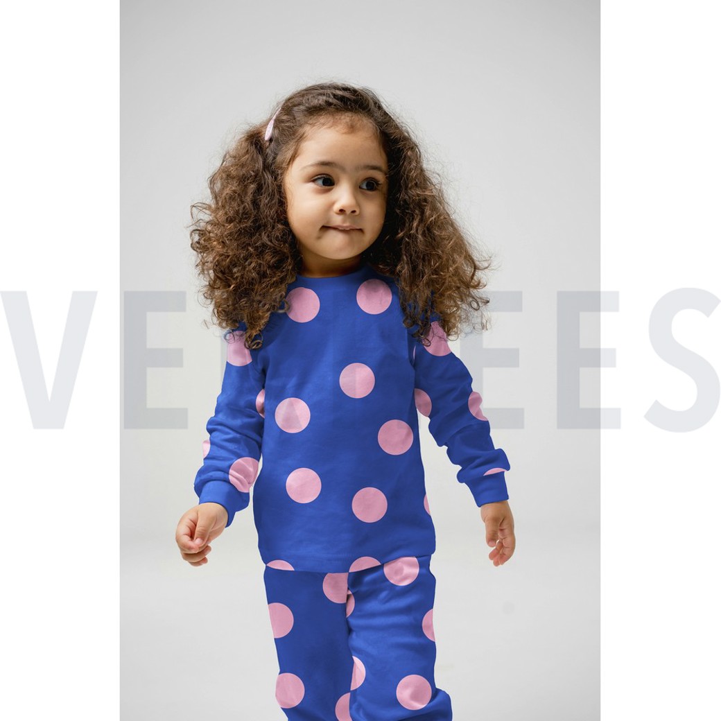 FLANNEL DOTS COBALT #6