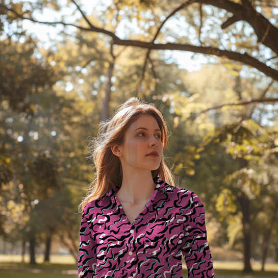 KATOEN SATIJN DIERENHUID FUCHSIA #7