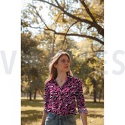 COTTON SATIN ANIMAL SKIN FUCHSIA (thumbnail) #6