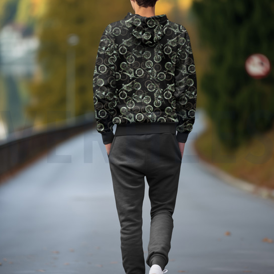 SWEAT DIGITAL CROSSBIKES SCHWARZ / GRÜN #7