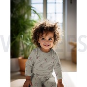 JERSEY GOTS FLOWERS WHITE (thumbnail) #6