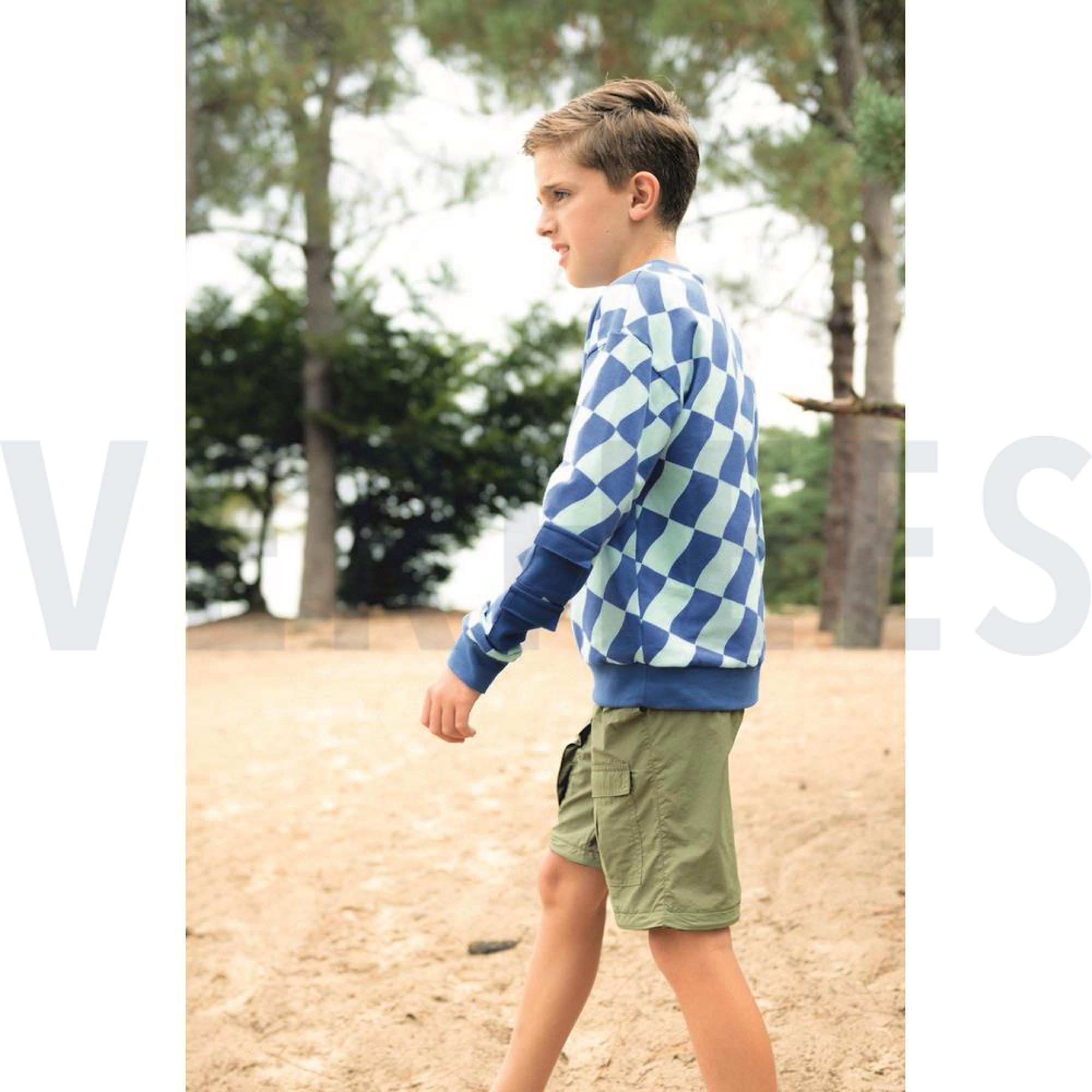 SOFT SWEAT CHECK MINT / BLUE (high resolution) #6