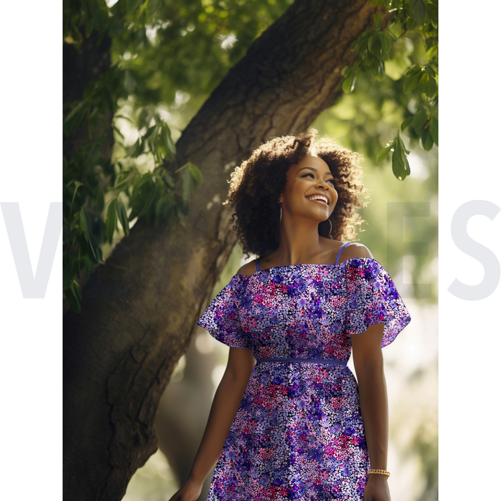 COTTON VOILE DIGITAL FLOWERS PURPLE (high resolution) #6