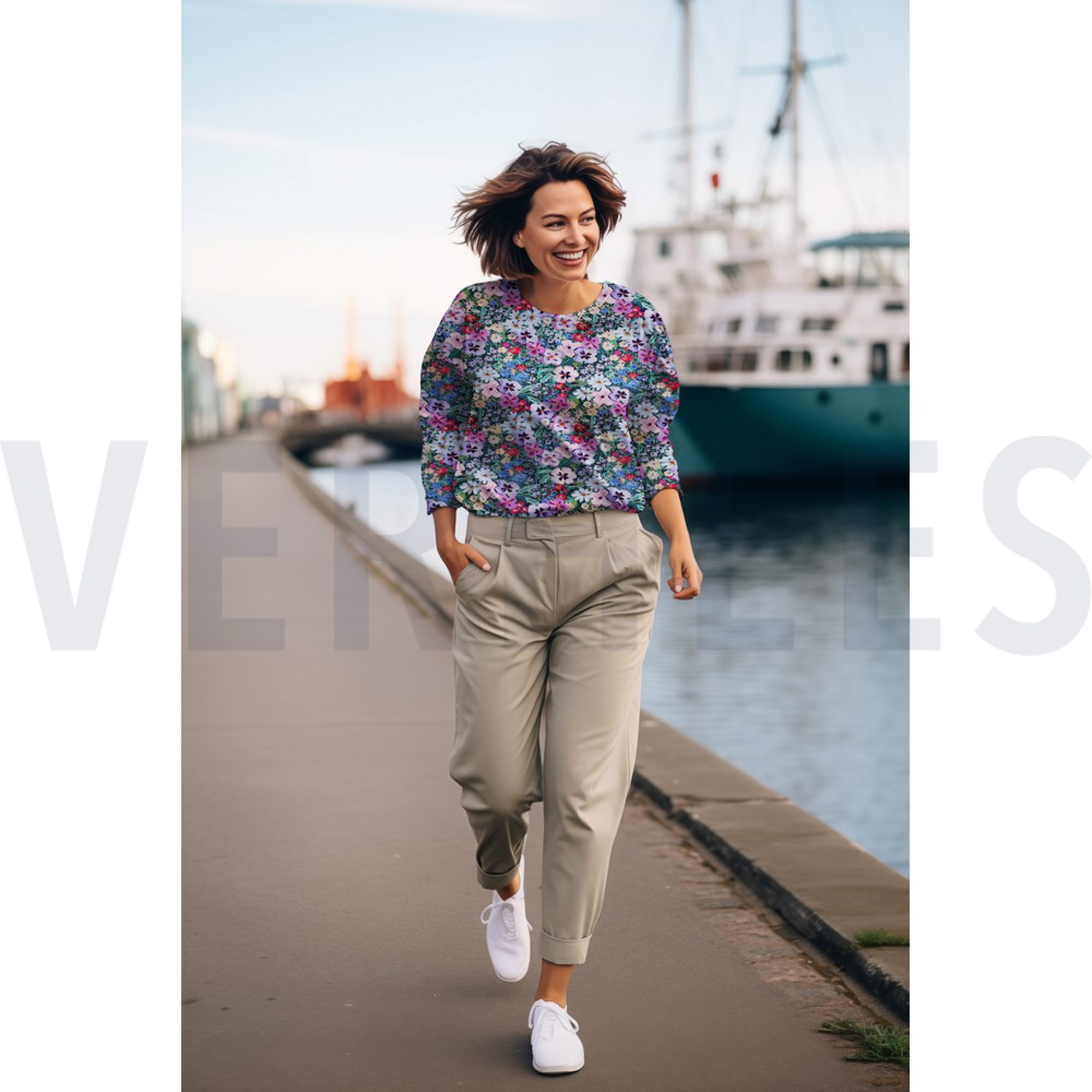 VISCOSE JERSEY DIGITAL FLOWERS NAVY (high resolution) #6