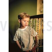 FRENCH TERRY YARN DYED STRIPES MOSS GREEN / OFF WHITE (thumbnail) #6