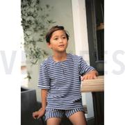 TOWELLING YARN DYED STRIPES HONEY / OFF WHITE (thumbnail) #6
