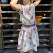 JERSEY MELANGE GLITTER HAPPY FACES ECRU (thumbnail) #6